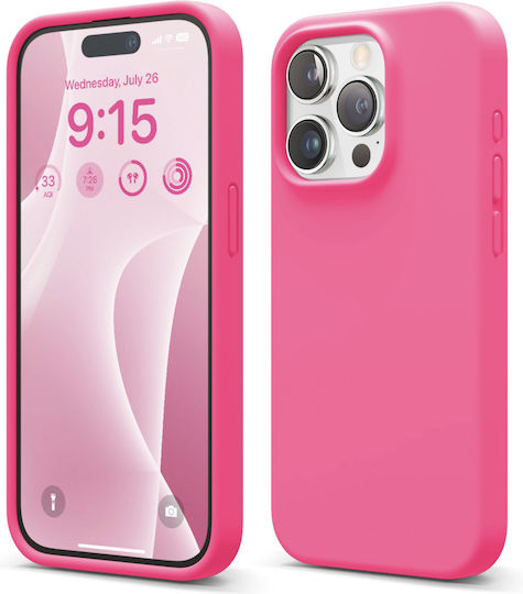 Elago Premium Liquid Back Cover Silicon Fuchsia (iPhone 15 Pro)