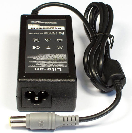Laptop Charger 90W 20V 4.5A for IBM with Detachable Power Cord