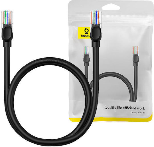 Baseus U/UTP Cat.5 Cablu de rețea Ethernet 1m Negru 1buc