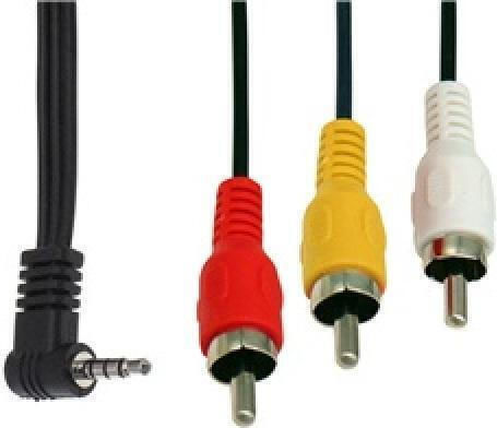 OWI Audio Cable TRRRS 3.5mm Male - 3x RCA Male Black 1.5m J1902-006