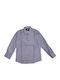 Kinder Hemd Langarm Blau