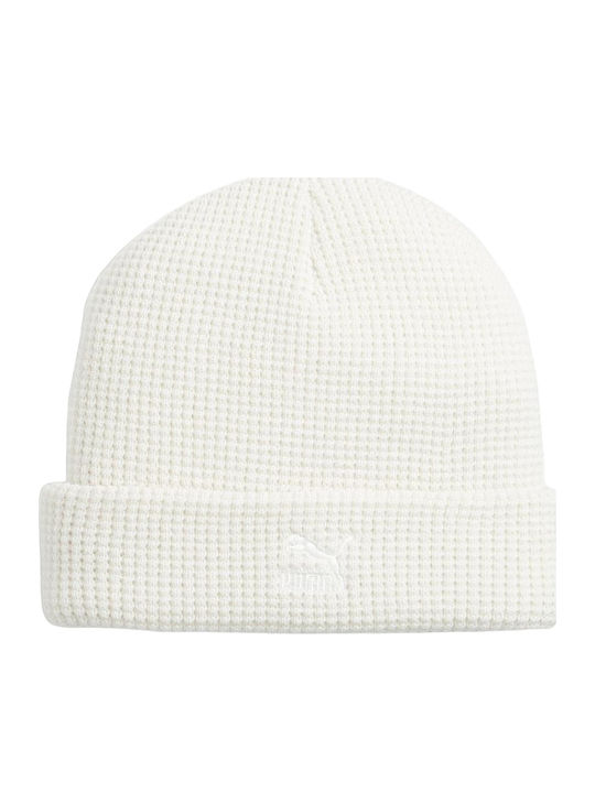 Classics Archive Mid Beanie Unisex Beanie Knitted in White color