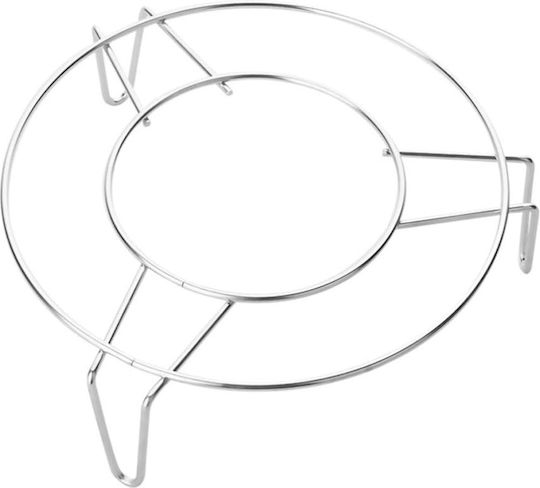 ForHome Rund Metallischer Grillrost mit Beinen 15.5cmcm