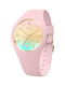 Ice Watch with Pink Rubber Strap