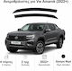 Heko Set of Windbreakers Front Car Dark Fime for Volkswagen Amarok 4D 2022+ 2pcs