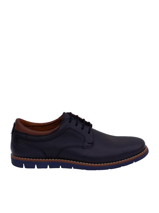 Antonio Shoes Men's Leather Casual Shoes Black