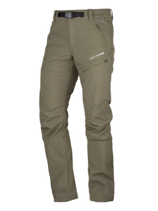 Northfinder Softshell Men's Hiking Long Trousers Beige