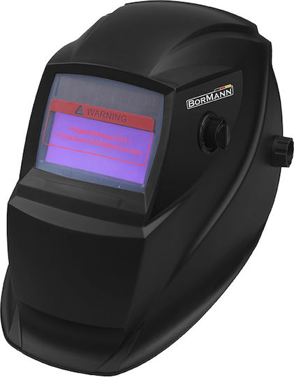 Bormann Biw2040 Welding Helmet with 93x43mm Visual Field Black