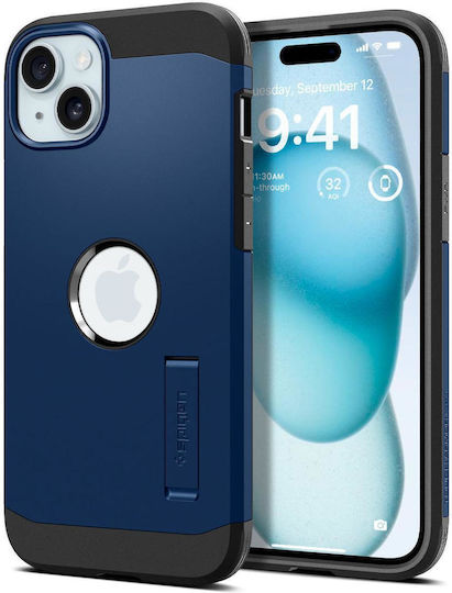 Spigen Tough Armor MagFit Back Cover Πλαστικό Navy Μπλε (iPhone 15)