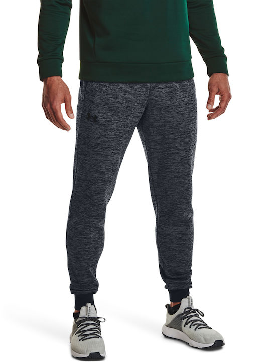 Under Armour Παντελόνι Φόρμας Γυαλιστερό με Λάστιχο Μαύρο