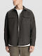 Μακρυμάνικo Φανελένιο Overshirt Γκρι