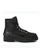 Leather Women's Ankle Boots Black
