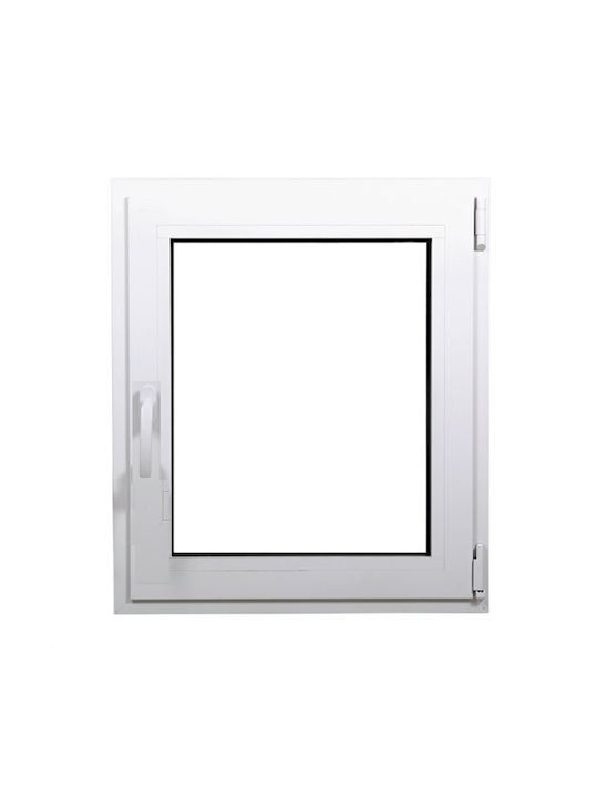 Koemmerling Ανοιγόμενο Παράθυρο PVC Ηχομονωτικό Π70xΥ80cm