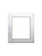 Koemmerling Aufklappbar Fenster PVC Schallisoliert B80xH90cm