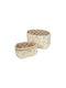 Cam Cam Copenhagen Βρεφικά Καλάθια Καλλυντικών Butterflies Latte 2τμχ