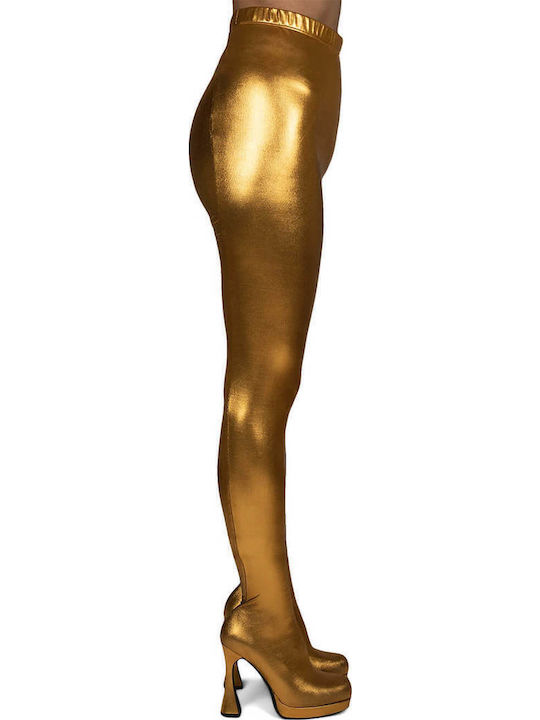 Jeffrey Campbell Pantelones Boots Gold