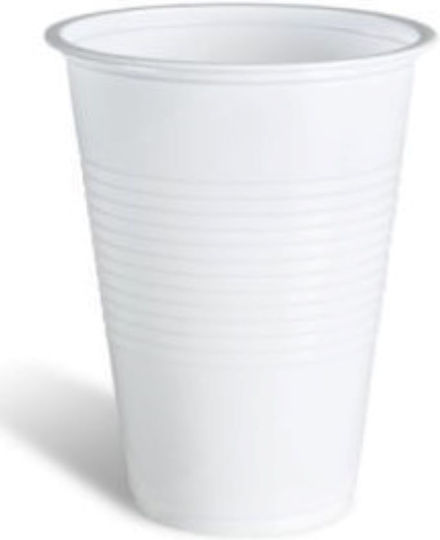 Dimex Pahar de unică folosință Plastic Alb 130ml