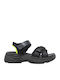 Women's Flat Sandals in Black Color