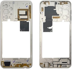 Μεσαίο Πλαίσιο Λευκό για Galaxy A23