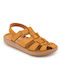 Fantasy Sandals Anatomic Leather Women's Sandals Tabac Brown