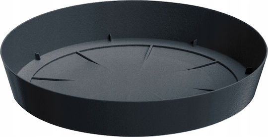 Prosperplast PPLF230 Πιάτο Γλάστρας Πλαστικό Anthracite 23x23εκ.