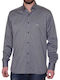 Long Sleeve Shirt in Regular Fit Grey