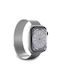Puro Curea Oțel inoxidabil Gri (Apple Watch 44/45/46mm/Ultra 49mm)