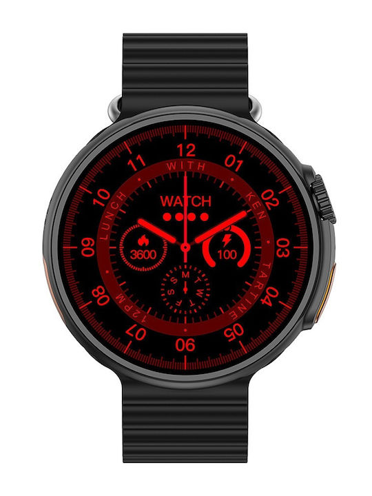 Microwear 45mm Smartwatch with Heart Rate Monitor (Black) | Skroutz.cy