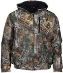 Gamehide Camp Insulated Mid Real Tree Camo Jagdjacke Khaki