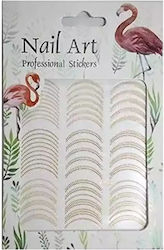 Nails & More Accesorii pentru Decorarea Unghiilor în Culoarea Aur