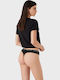 Βαμβακερά Women's String 2Pack Black
