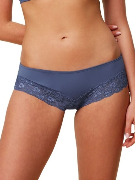 Triumph Γυναικείο Slip με Δαντέλα Μπλε