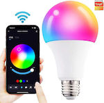 Smart LED Bulb 9W for Socket E27 and Shape A60 RGB 850lm