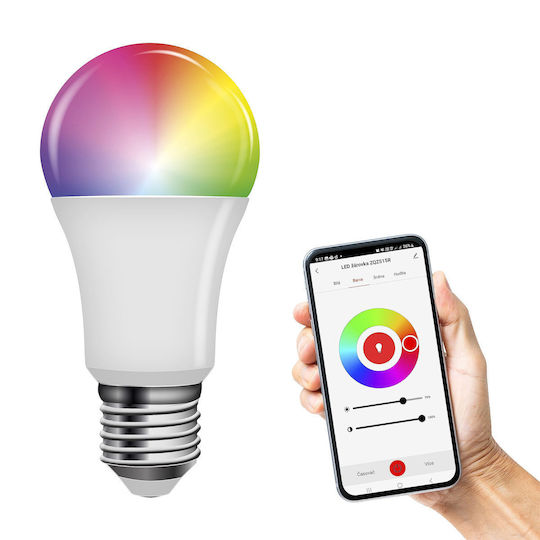 Emos Smart Bulb Lamp LED 9W for Socket E27 and Shape A60 RGB 806lm