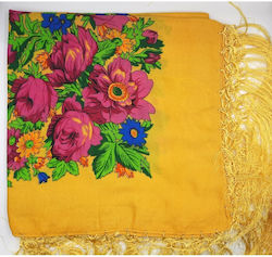 Afoi Giannakopouloi Women's Yellow Headscarf