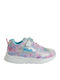 Comfort Shine 2 Kinder Sneakers mit Klettverschluss Silber