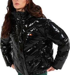 Ellesse Women's Short Puffer Jacket for Winter Black