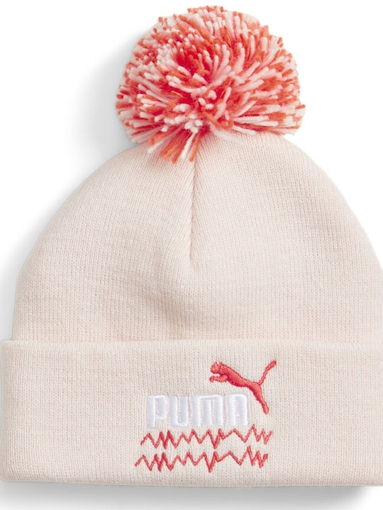 Beanie Παιδικό Σκουφάκι Πλεκτό Ροζ