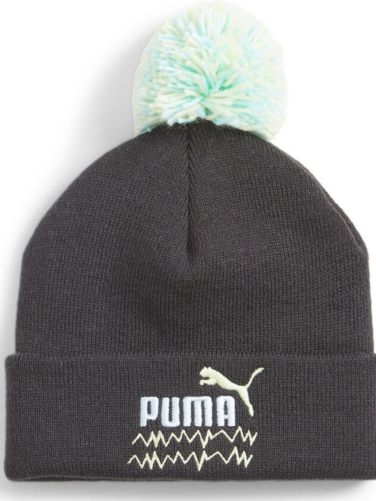 PUMA Beanie Παιδικό Σκουφάκι Πλεκτό Μαύρο