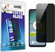 GrizzGlass Secretglass Privacy Tempered Glass (Moto E13)
