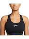 Dri-Fit Swoosh Women's Sports Bra without Padding Black