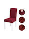 8834477074 Elastische Abdeckung Für Stuhl Burgundisch 40cm