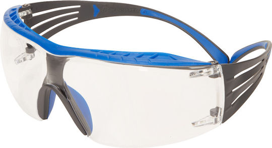 3M SF401 Safety Glasses for Protection with Blue Lenses 1pcs
