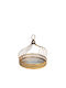 Keskor Metallic Round Decorative Tray 32x32x33cm