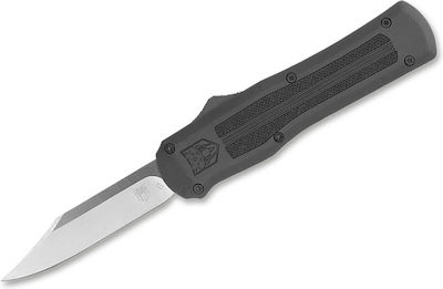 CobraTec Pocket Knife Black in Sheath