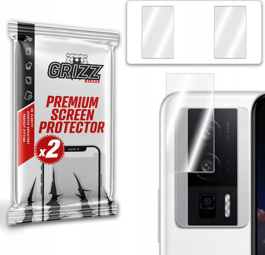 GrizzGlass Hybridglass Προστασία Κάμερας Tempered Glass Διάφανο για το Poco F5 Pro