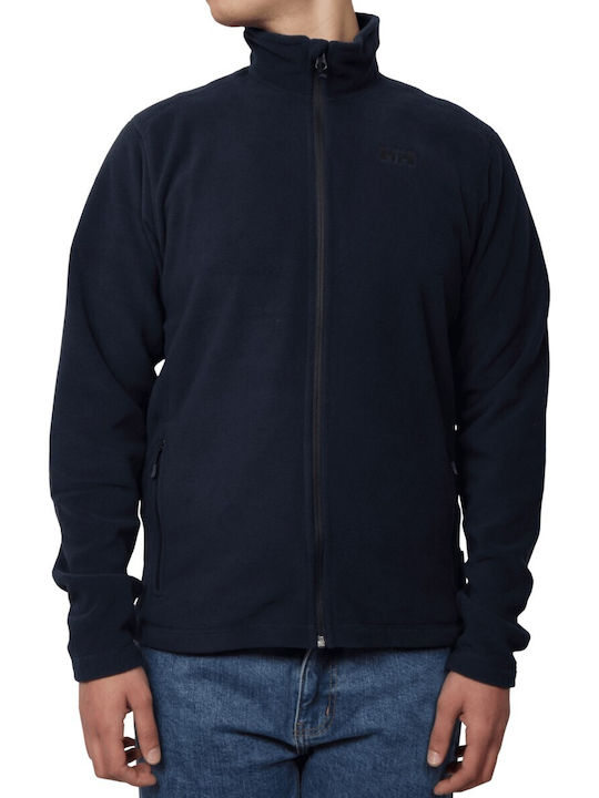 Helly Hansen Ανδρική Ζακέτα Fleece με Φερμουάρ Navy Μπλε