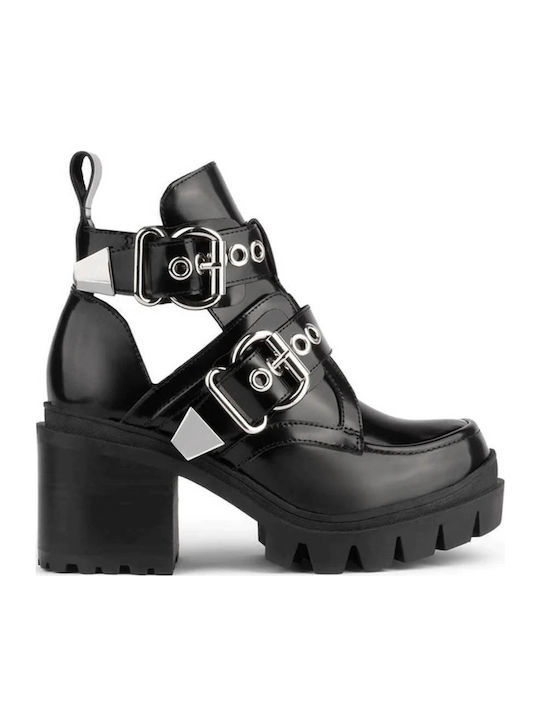 Jeffrey Campbell Cravel-lo Дамски Ботуши Черни