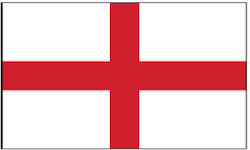 Perforated Flag of England 75x50cm