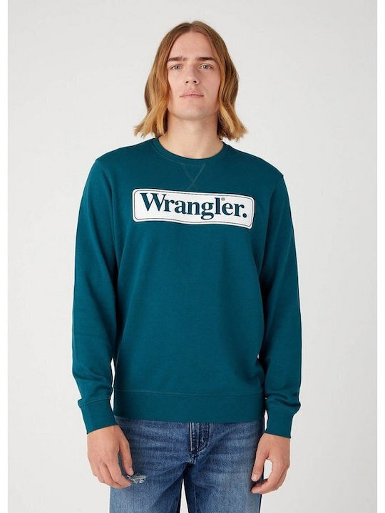 Wrangler Men's Sweatshirt Light Blue